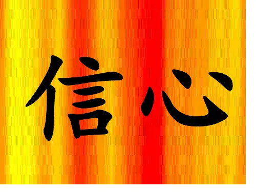 信心专题培训