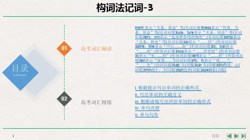 2019版高考+构词法记词-3 29页