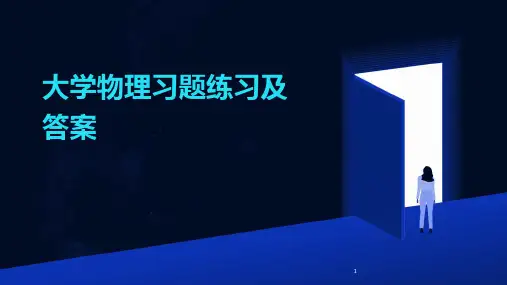 2024年度-大学物理习题练习及答案