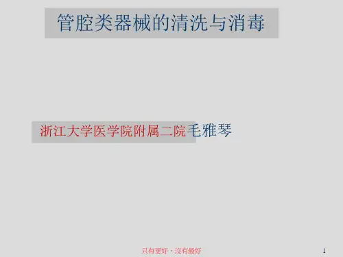 09-管腔类器械的清洗与消毒(毛雅琴)