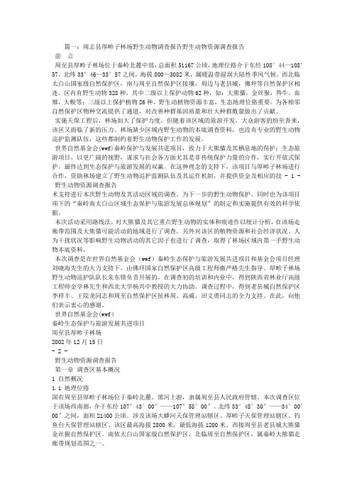 调查报告周志
