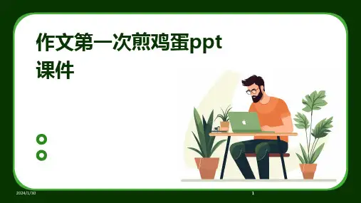 2024版作文第一次煎鸡蛋ppt课件