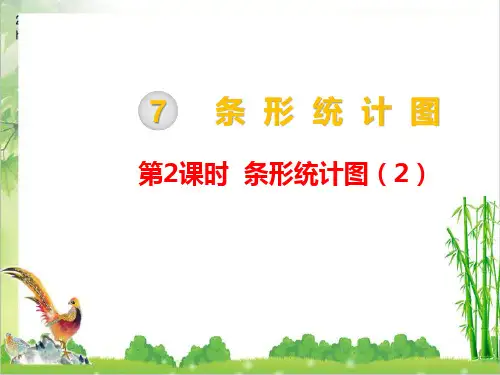 人教四年级数学上册 一格代表2个单位的条形统计图课件连连推荐课件