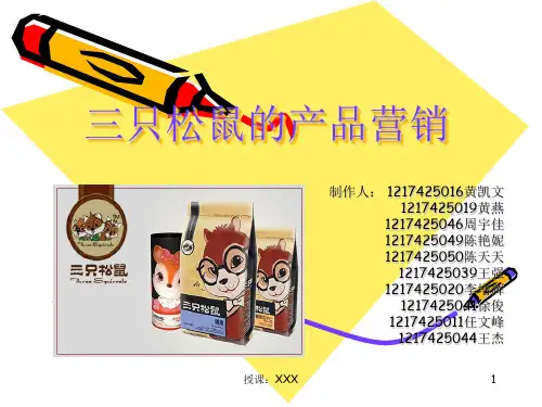三只松鼠的产品营销PPT课件