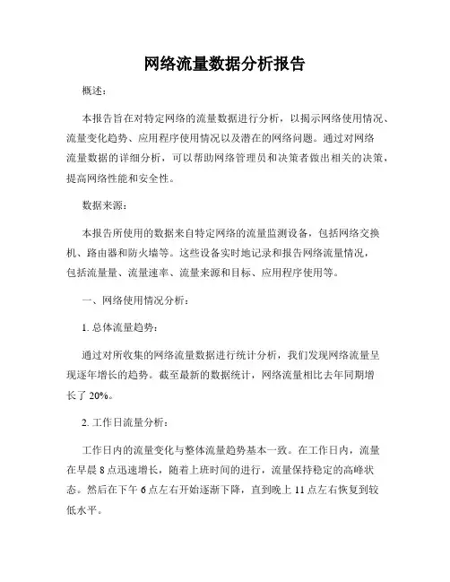 网络流量数据分析报告