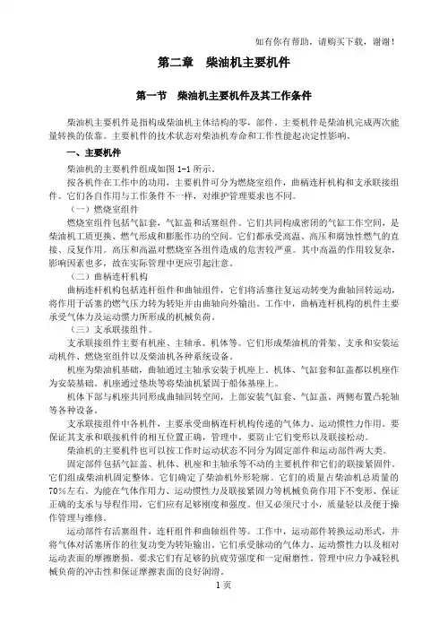 柴油机主要机件详细教材