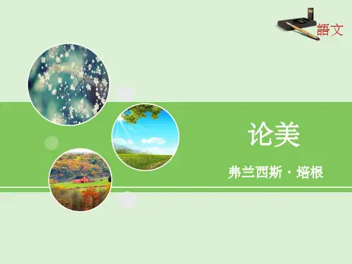 12《论美》课件