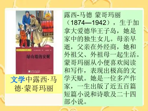绿山墙的安妮读书交流课件ppt