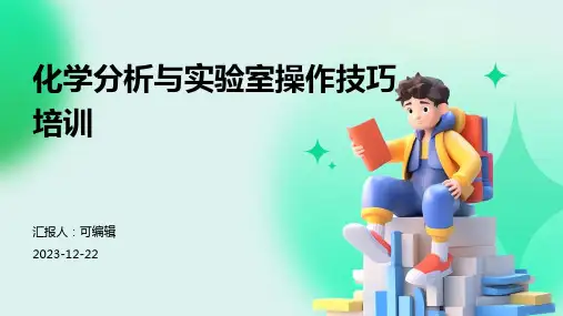 化学分析与实验室操作技巧培训ppt