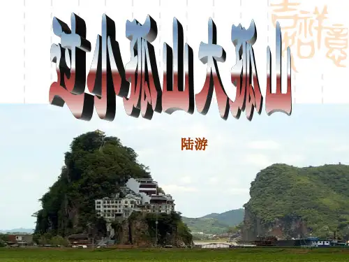 过小孤山大孤山ppt