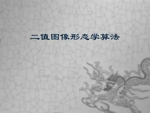 二值图像形态学算法