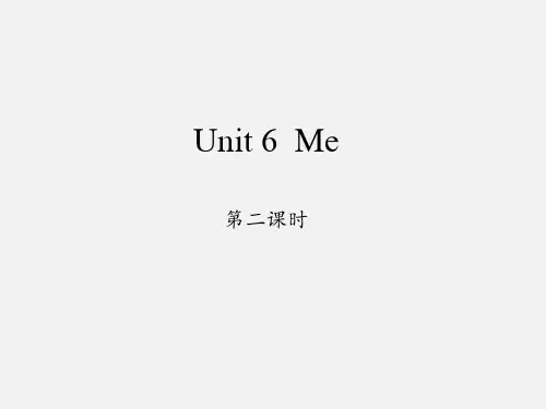 沪教版三年级起点小学三年级英语上册Unit 6  Me 第二课时_课件1