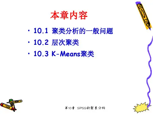 第10章-SPSS的聚类分析