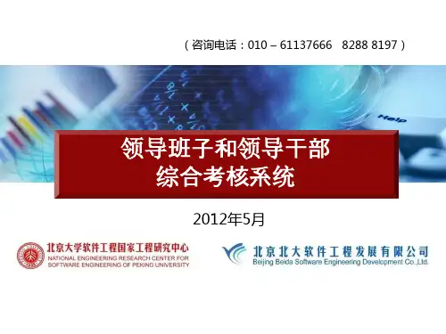 领导班子和领导干部综合考核系统