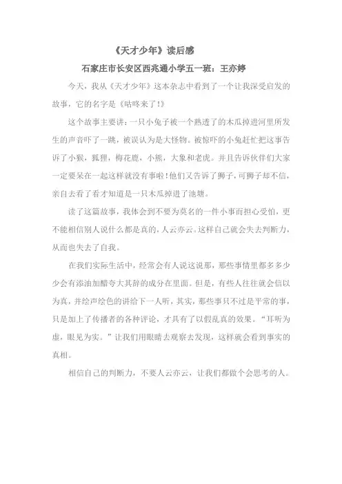 天才少年