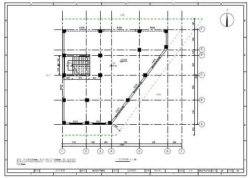 17x13.5 七层临街多边形自建楼房出租房设计图户型图平面图