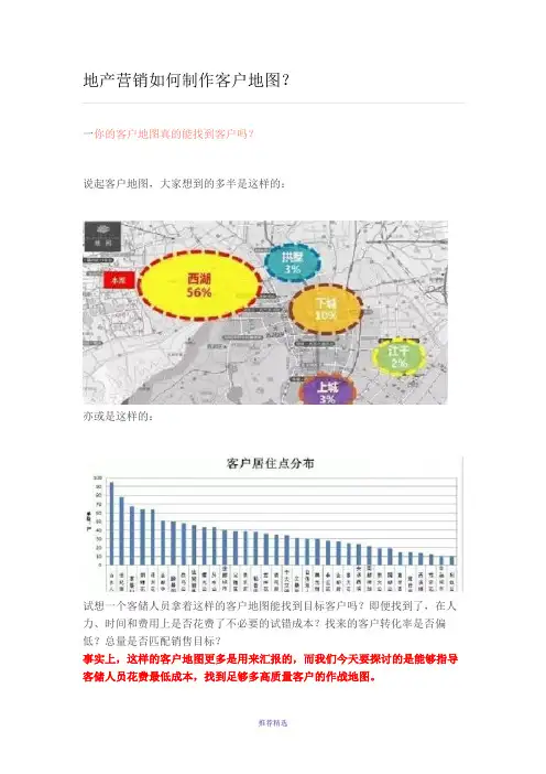 地产营销如何制作客户地图