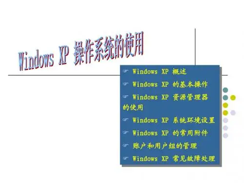 Windowsxp使用(上课)