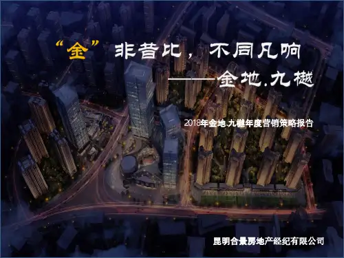 2018年金地.九樾年度营销策略报告