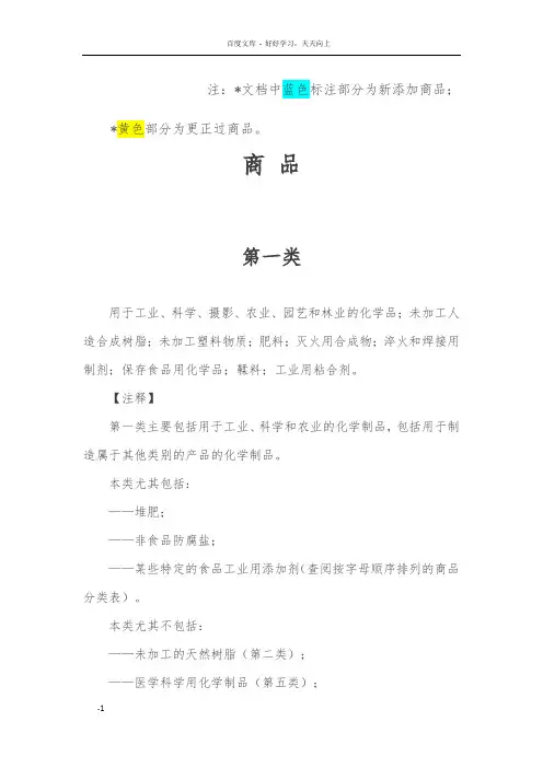 商标分类大全02