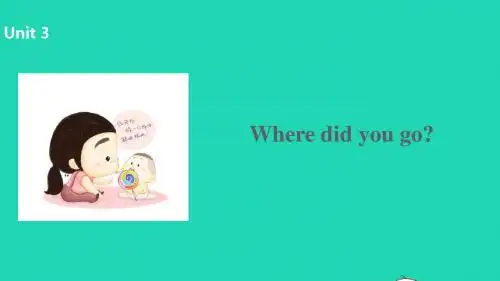 六年级英语下册Unit3Wheredidyougo(第1课时)课件人教PEP版