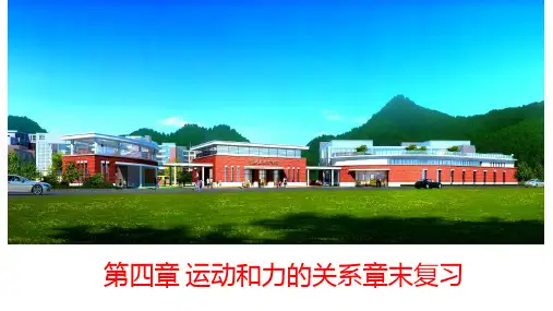 第四章 运动和力的关系章末复习课件—2021-2022学年高一上学期物理人教版(2019)必修第一册