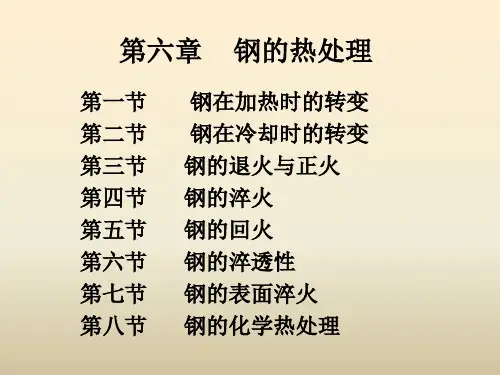 工程材料    钢的热处理课件