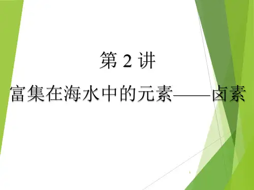 课件1：富集在海水中的元素——卤素