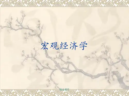萨缪尔森宏观经济学第一章宏观经济学概述ppt课件
