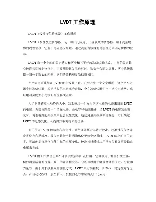 LVDT工作原理