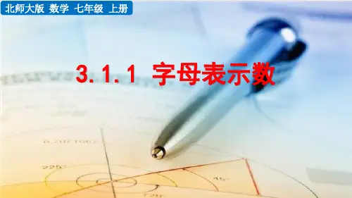 (2024秋新版本)北师大版七年级数学上册 《代数式》PPT课件
