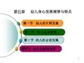 幼儿期身心发展规律与特点 PPT课件