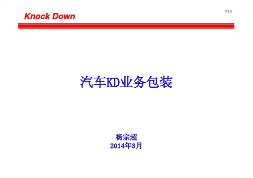 3- 汽车KD业务包装