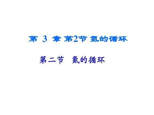 化学 必修1 3.2氮的循环