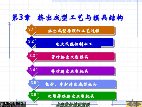 挤出成型工艺与模具结构