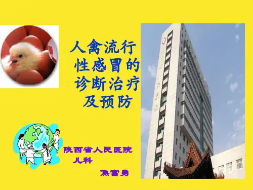 人禽流行性感冒的诊断治疗及预防