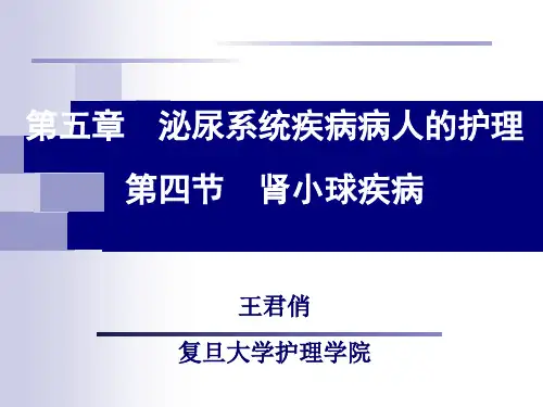 《内科护理学》肾小球肾炎PPT课件(全套完整)