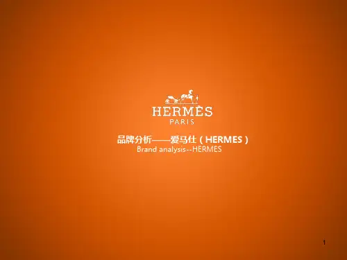 爱马仕品牌分析ppt课件
