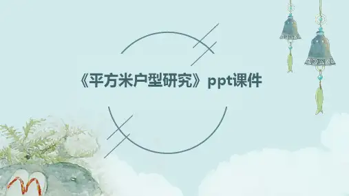 《平方米户型研究》课件