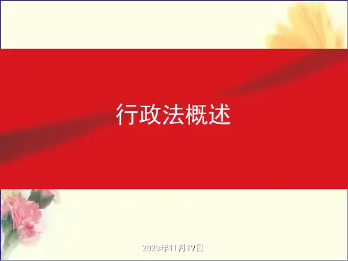 行政法基本理论