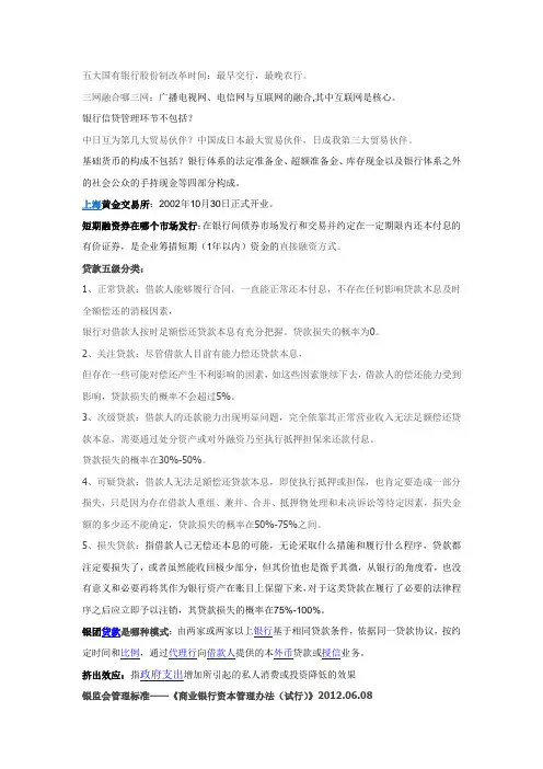 江苏银行招聘考试资料