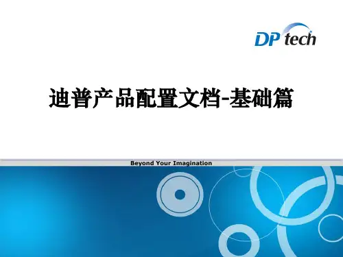 迪普产品配置文档-基础篇(2012-11-05)