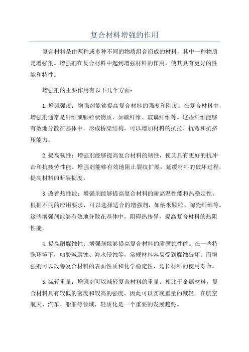 复合材料增强的作用