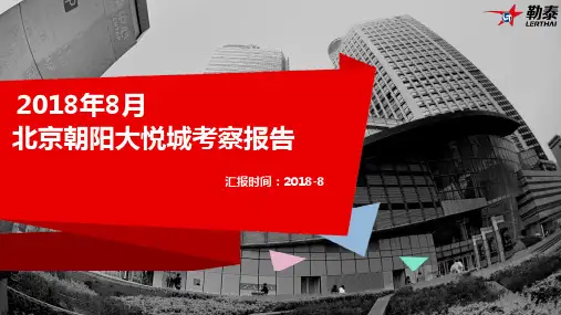 朝阳大悦城考察报告