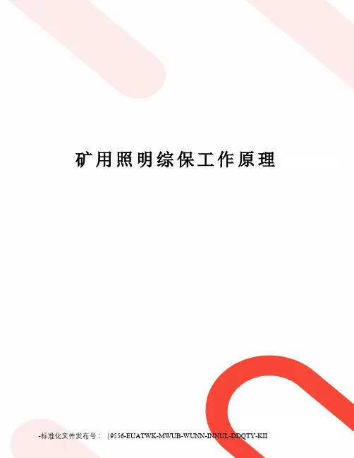 矿用照明综保工作原理