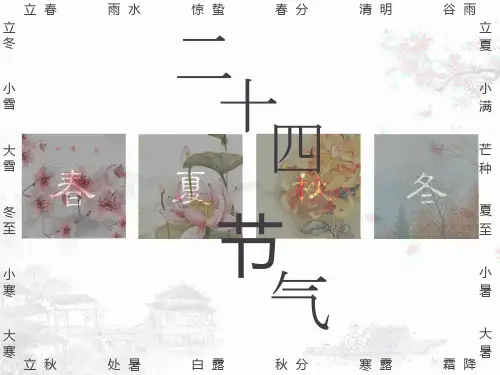 二十四节气(课件)-小学生主题班会通用版 