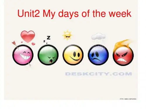 5年上Unit2 My days of the weekA