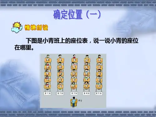 北师大版  确定位置一PPT课件