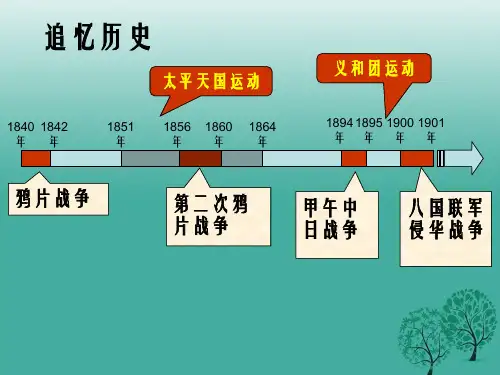 八年级历史上册 第6课 洋务运动教学课件 新人教版1