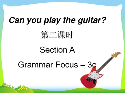 人教版七年级Unit 1 Section A Grammar Focus-3c课件(36张)